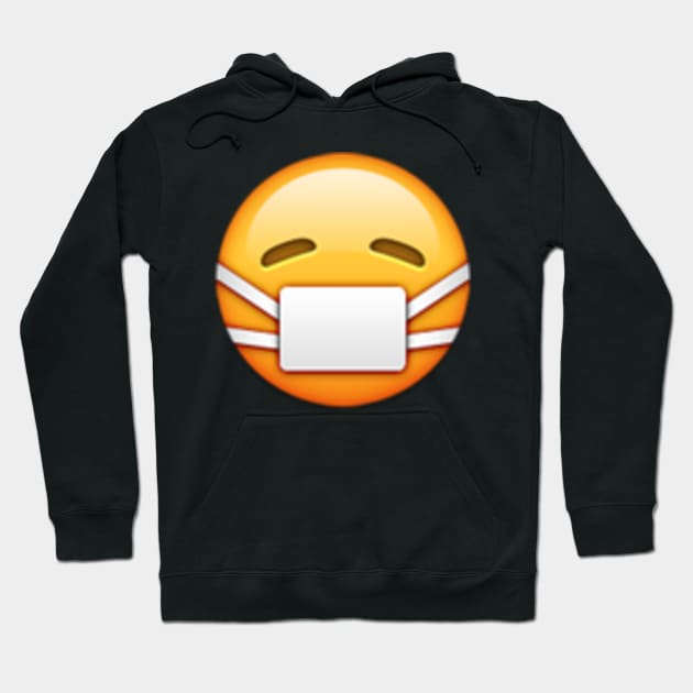 face with Mask Hoodie by Emoji